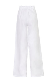 pantalon lino recto y suelto 