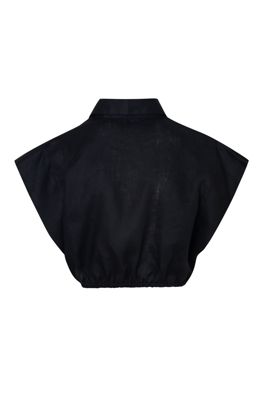 croptop con cuello negro