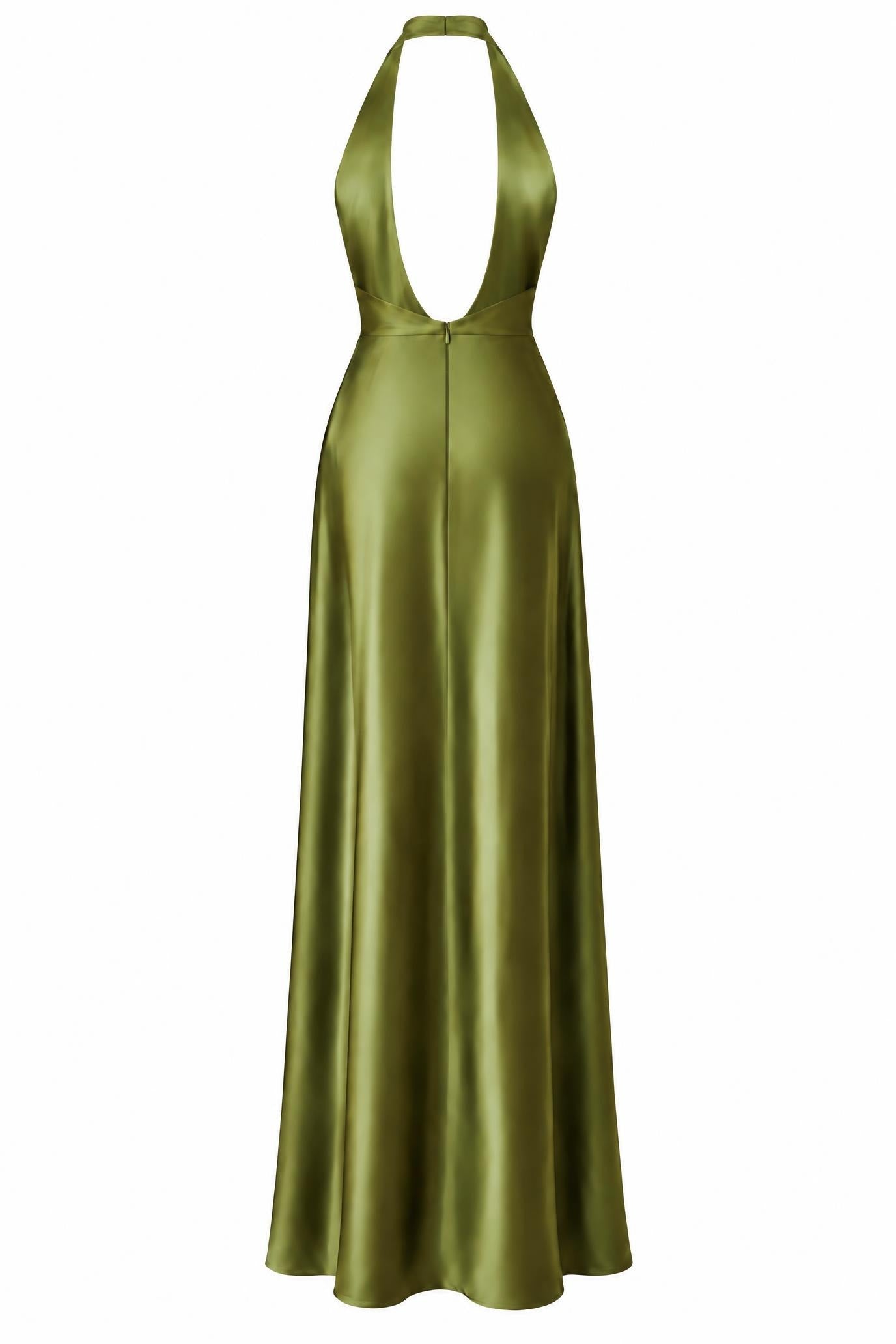 Vestido Salvia - atrás