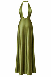 Vestido Salvia - atrás