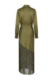 Vestido Oliva - atrás