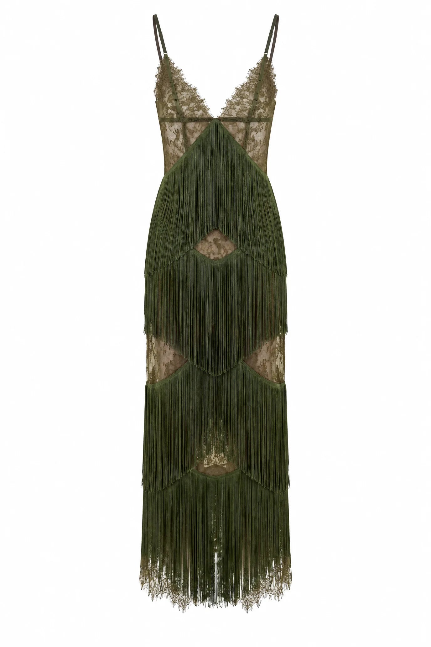 Vestido Liquen - atrás