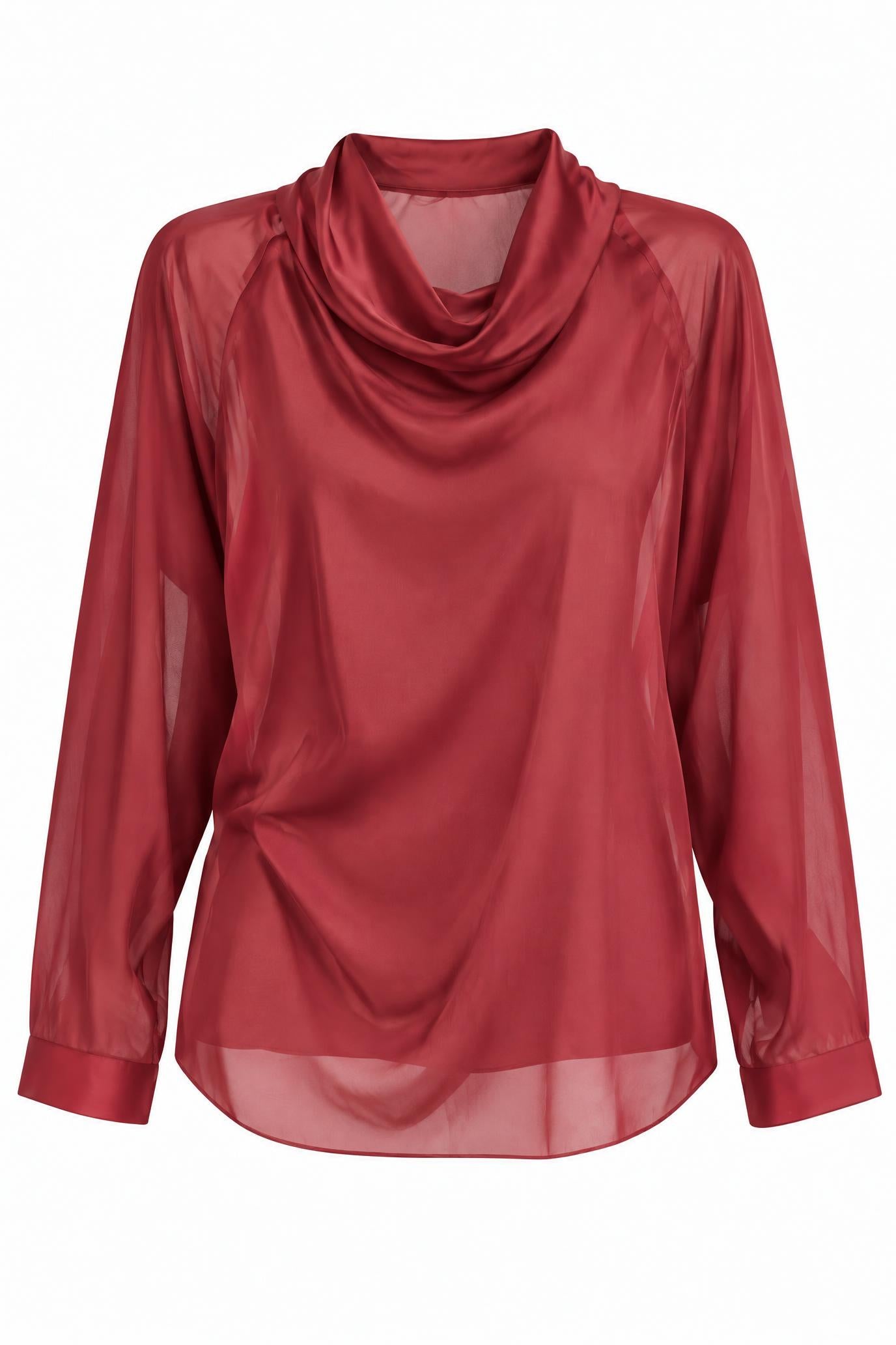 Blusa Burdeos - delante